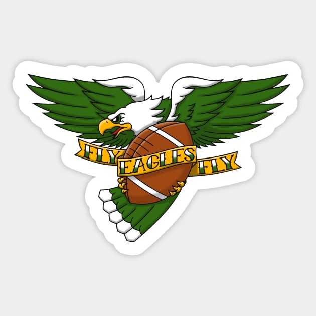 FLY EAGLES FLY Sticker by blairjcampbell